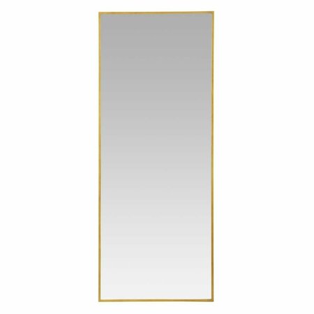 RICKI&APOSS RUGS Bali Modern Floor Mirror - Gold RI2758240